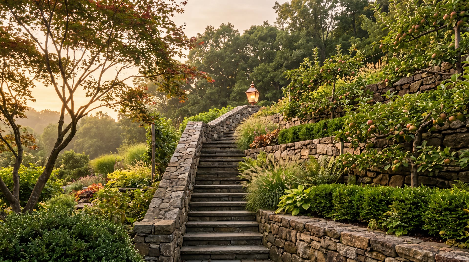 Stone Orchard, New Canaan — landscape by Marigold & Stone
